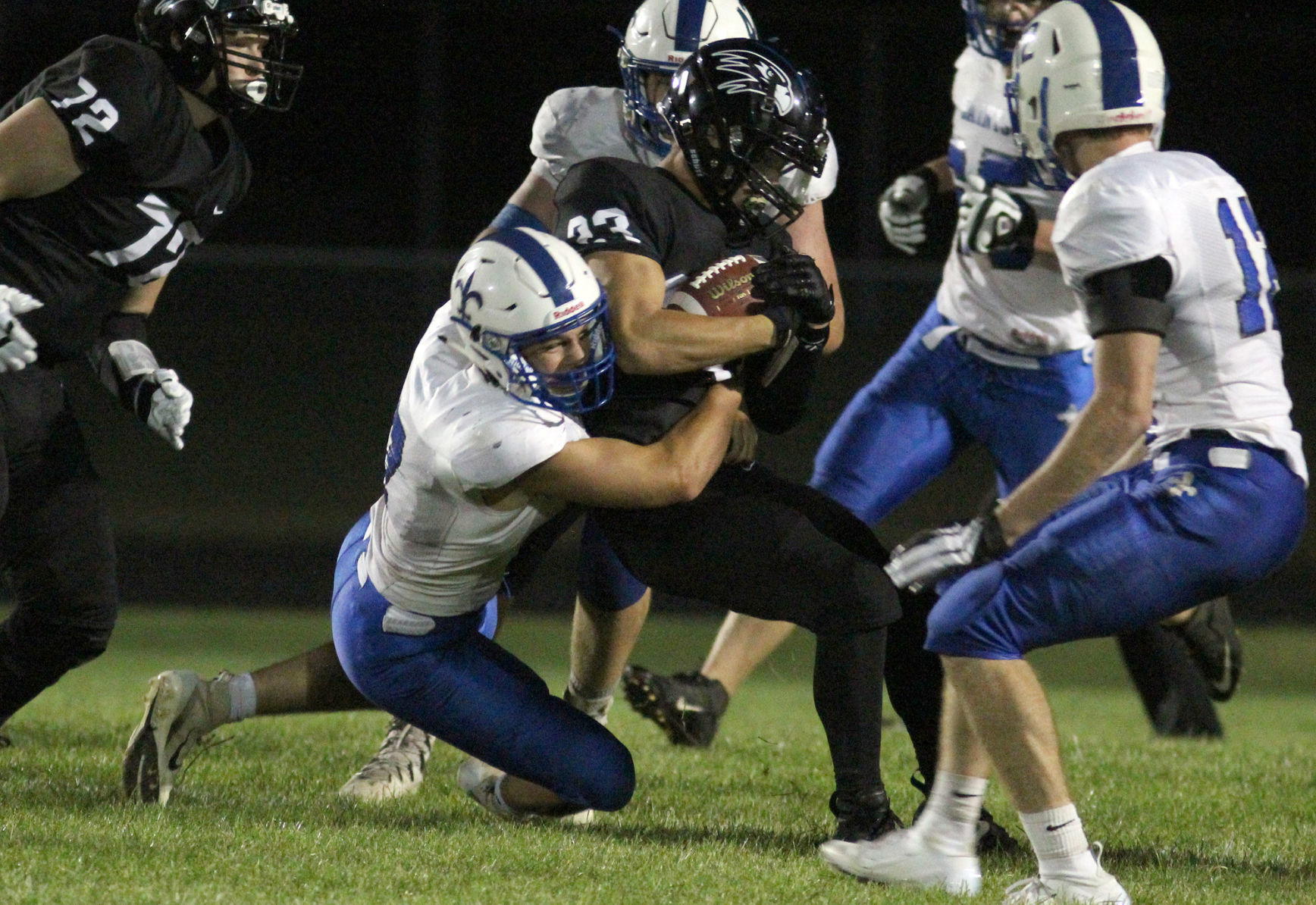 Saint Croix Falls at Bloomer football 8-23-19